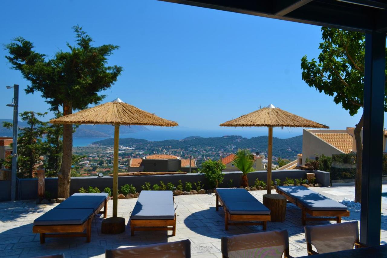 "Stergiou Luxury Apartment 2Nd Floor" Με Κοινη Πισινα Saronida المظهر الخارجي الصورة