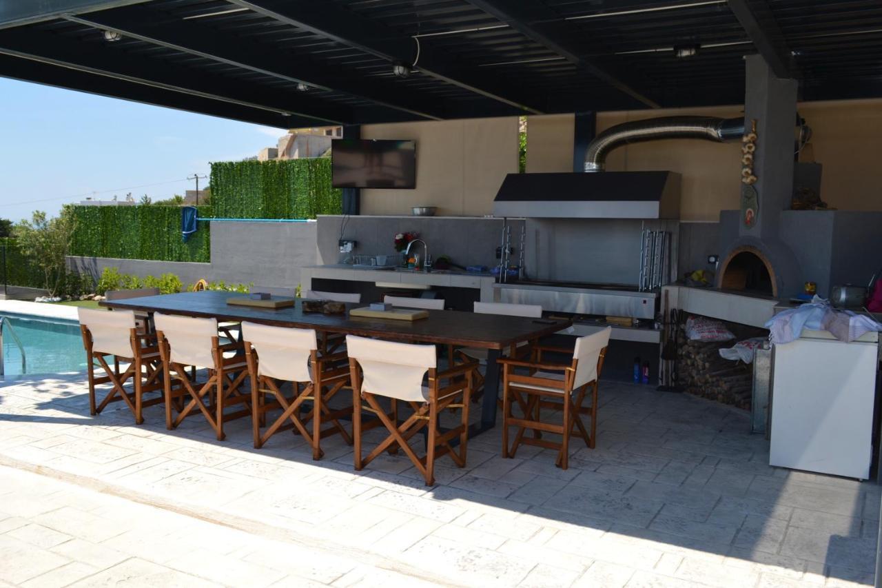 "Stergiou Luxury Apartment 2Nd Floor" Με Κοινη Πισινα Saronida المظهر الخارجي الصورة