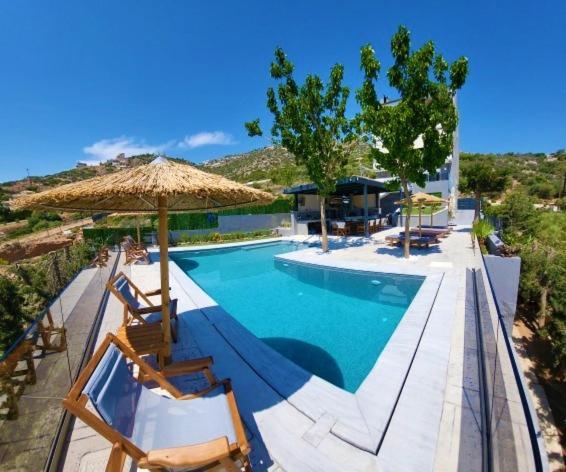 "Stergiou Luxury Apartment 2Nd Floor" Με Κοινη Πισινα Saronida المظهر الخارجي الصورة