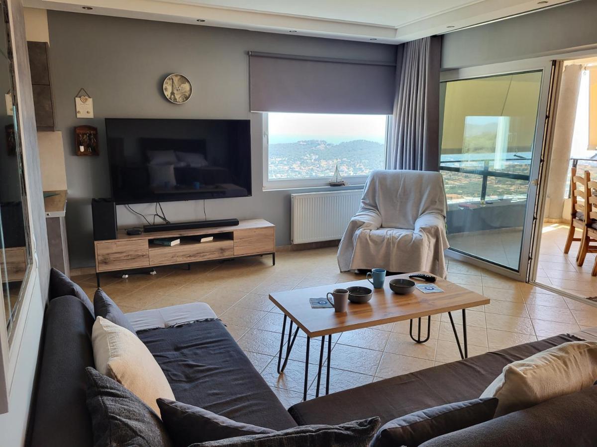 "Stergiou Luxury Apartment 2Nd Floor" Με Κοινη Πισινα Saronida المظهر الخارجي الصورة