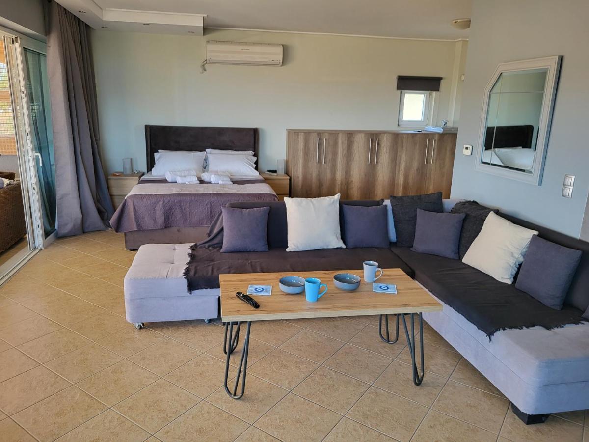 "Stergiou Luxury Apartment 2Nd Floor" Με Κοινη Πισινα Saronida المظهر الخارجي الصورة