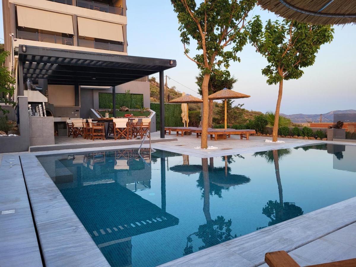 "Stergiou Luxury Apartment 2Nd Floor" Με Κοινη Πισινα Saronida المظهر الخارجي الصورة