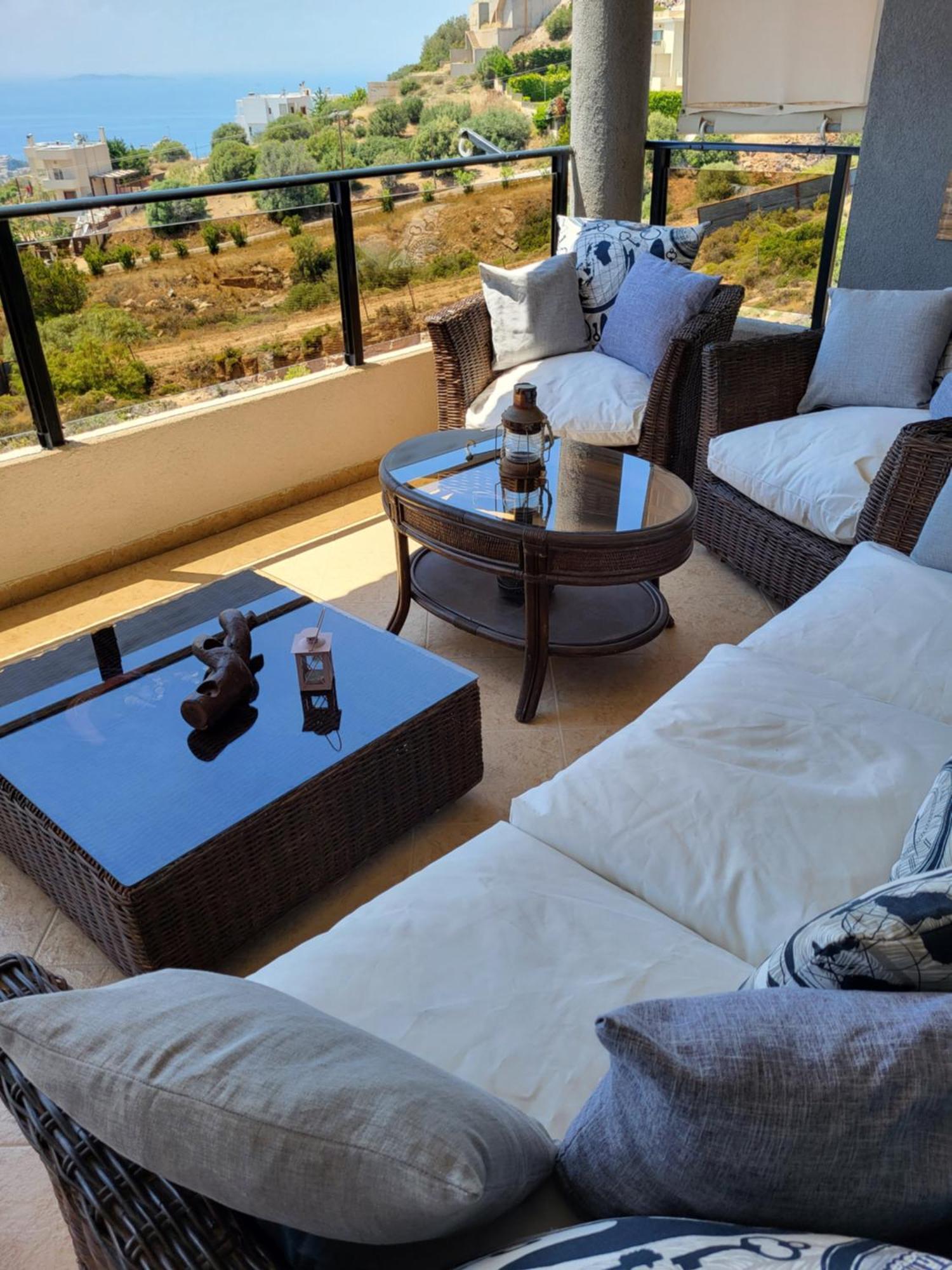 "Stergiou Luxury Apartment 2Nd Floor" Με Κοινη Πισινα Saronida الغرفة الصورة